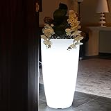 Stilo Vase, rund, mit Innenlicht - 4