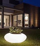 Degardo Storus VI LED (RGB+CCT; Fernbedienung) beleuchteter Design-Blumentopf - 5