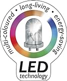 Eckiges Pflanzgefäß Lumenio mit LED, 57 cm - 5