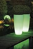 Lumenio LED Pflanzgefäß beleuchtet 90 cm hoch, Farbwechsel - 6