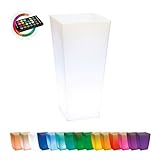 Lumenio LED Pflanzgefäß beleuchtet, 80 cm Höhe, 15 Farben multicolor, Design-Leuchte - 2