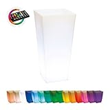 Lumenio LED Pflanzgefäß beleuchtet, 80 cm Höhe, 15 Farben multicolor, Design-Leuchte - 2