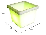 LED Blumenkübel leuchtend eckig - 8